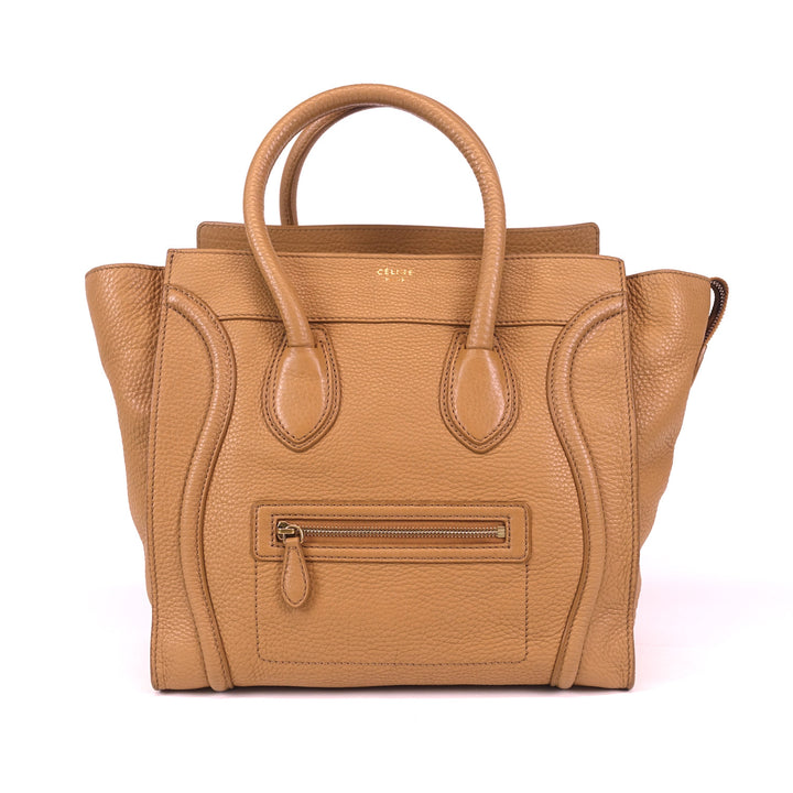 pebbled calf leather tote bag