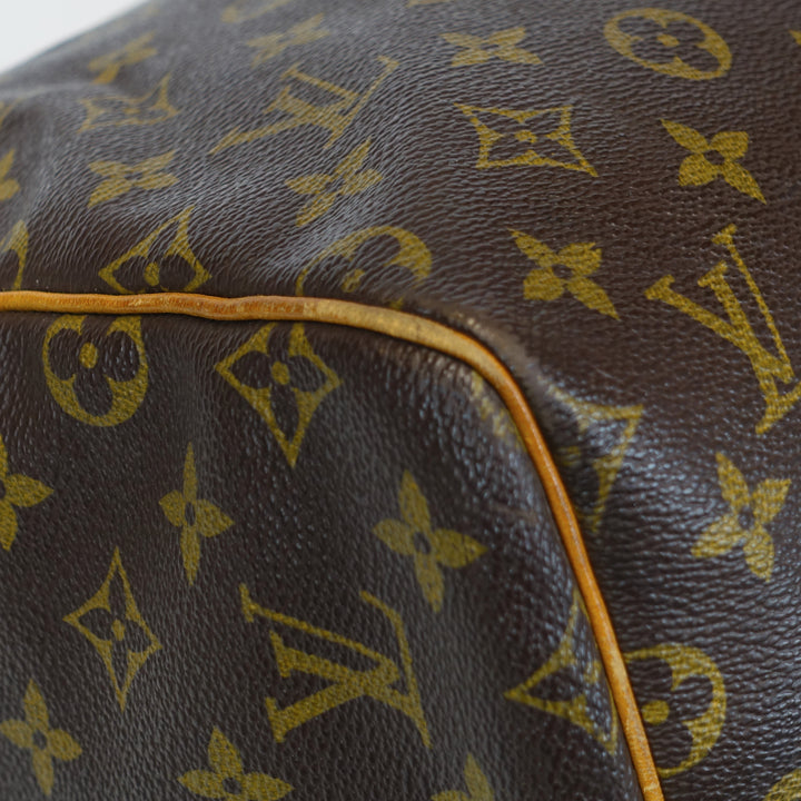 vintage keepall 55 monogram canvas travel bag