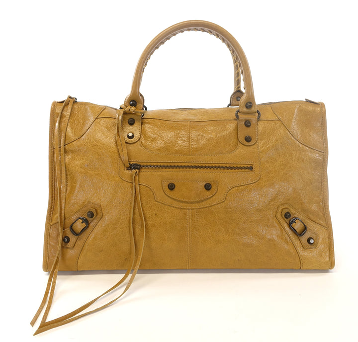 giant 12 agneau leather city bag