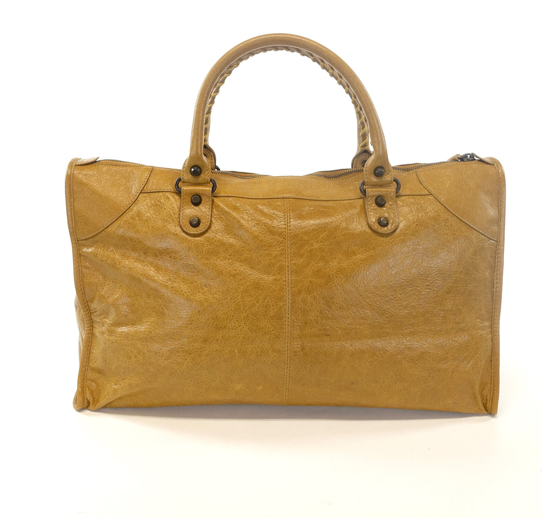 giant 12 agneau leather city bag