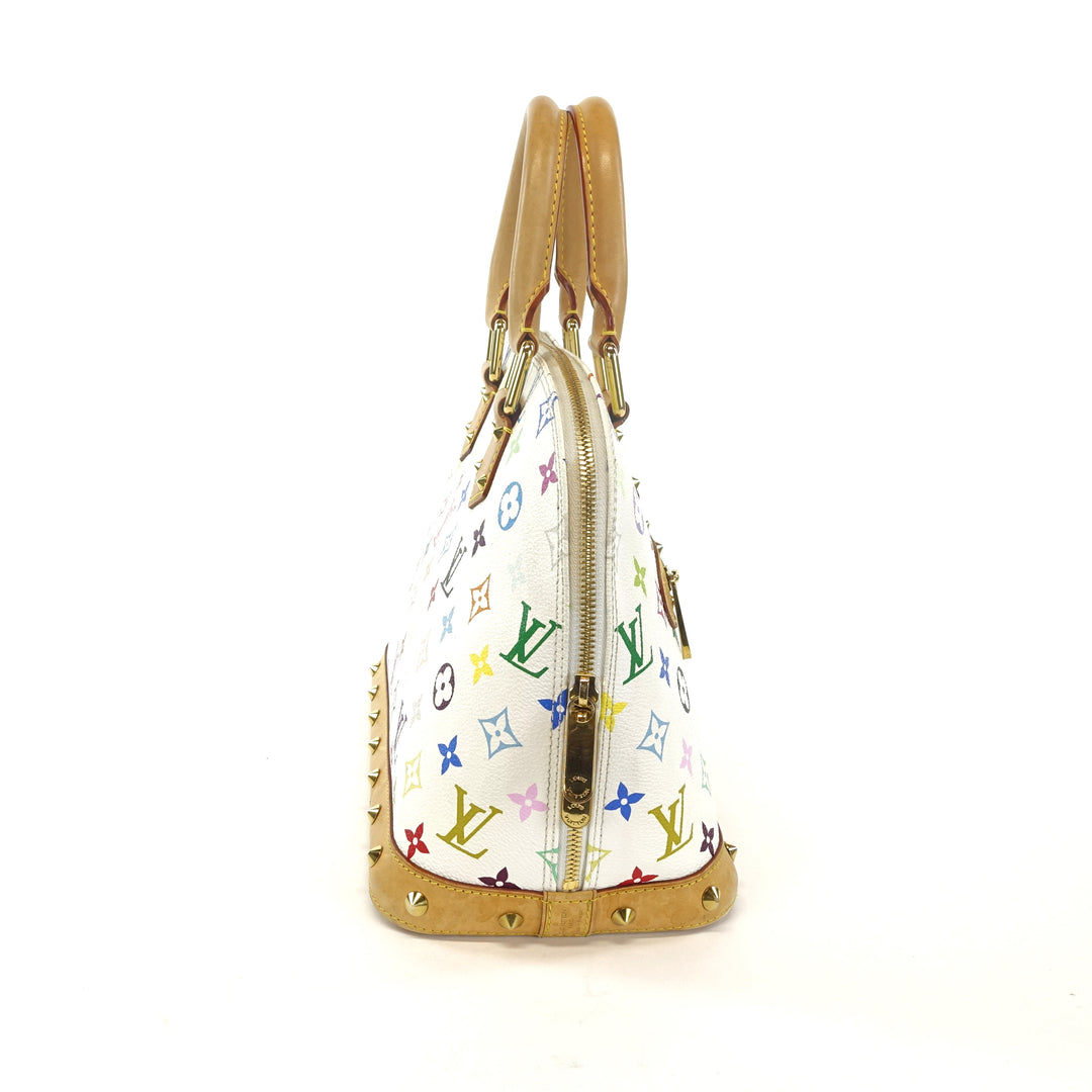 alma pm monogram multicolore canvas handbag