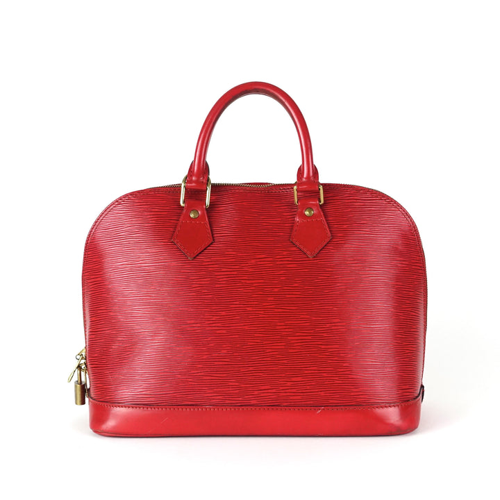 epi leather alma pm handbag