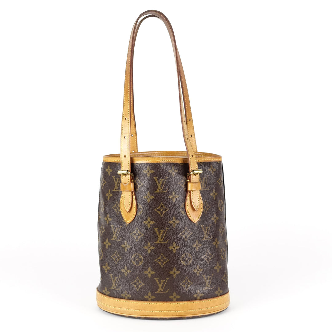 monogram canvas petit bucket