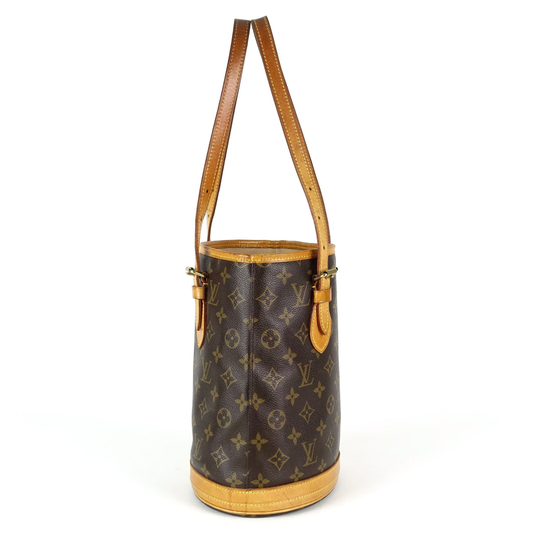 monogram canvas petit bucket