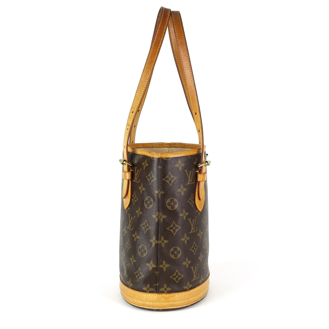 monogram canvas petit bucket