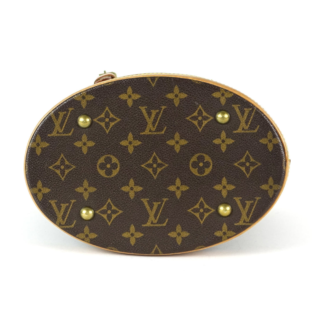monogram canvas petit bucket
