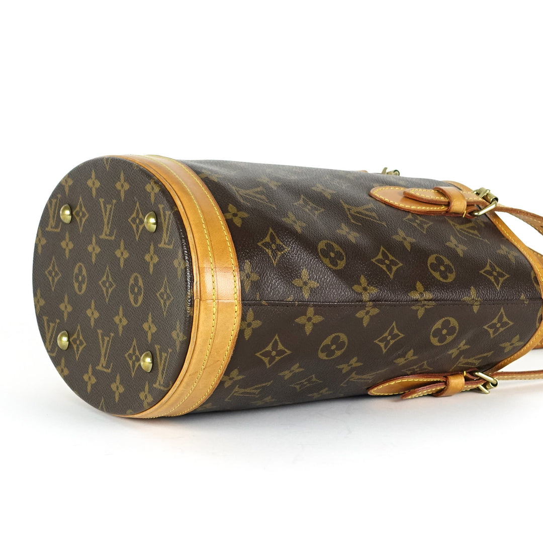 monogram canvas petit bucket