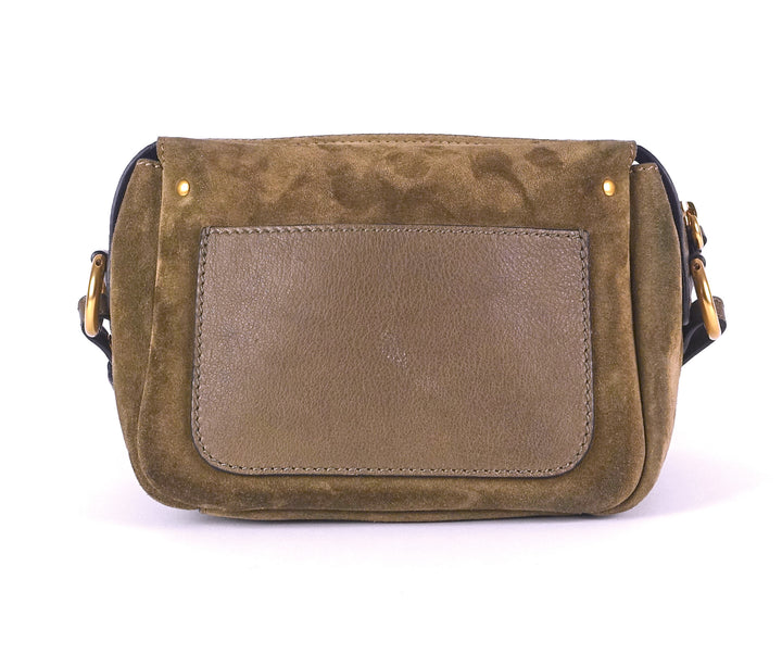 indy leather and suede camera bag