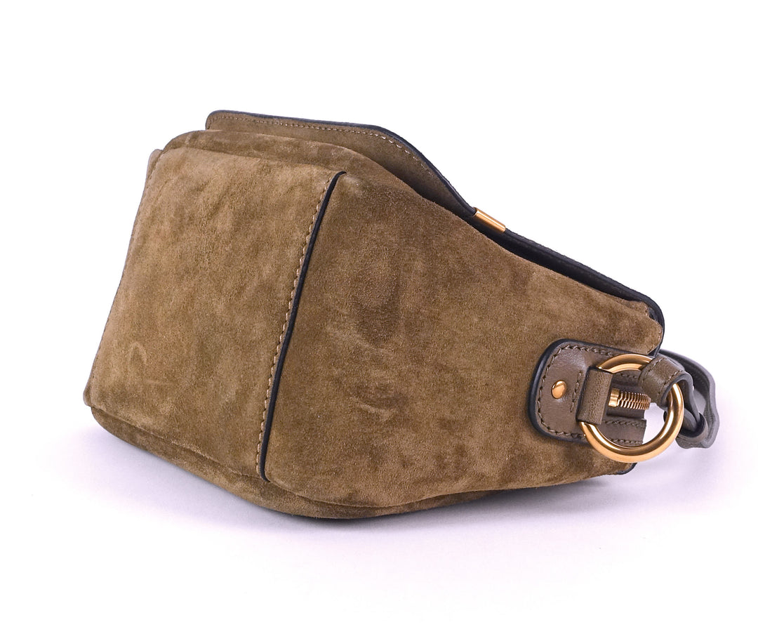 indy leather and suede camera bag