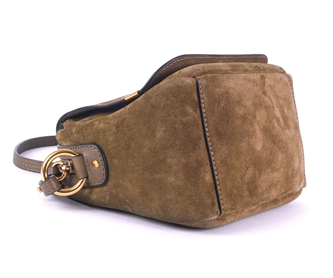 indy leather and suede camera bag