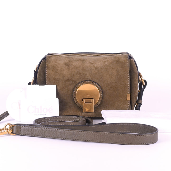 indy leather and suede camera bag