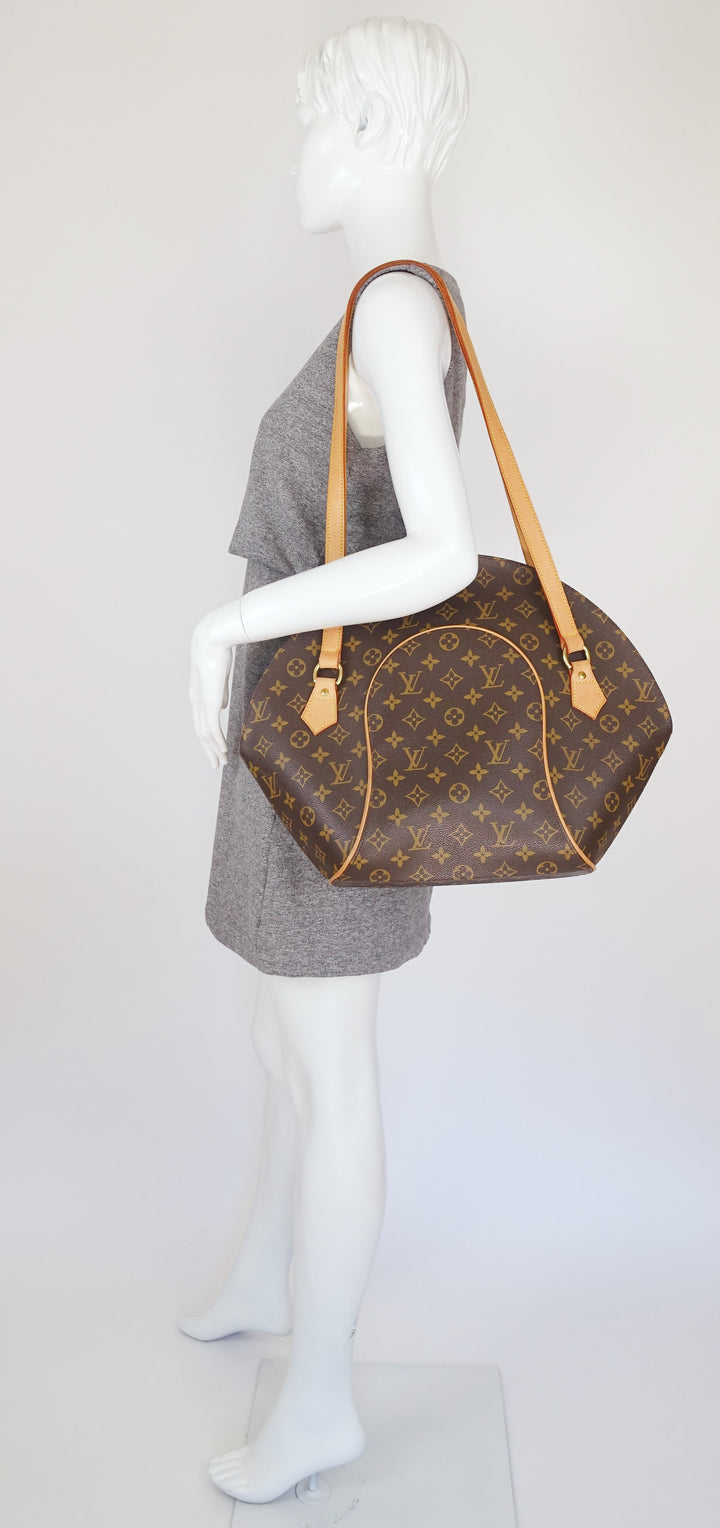ellipse gm monogram canvas shoulder bag