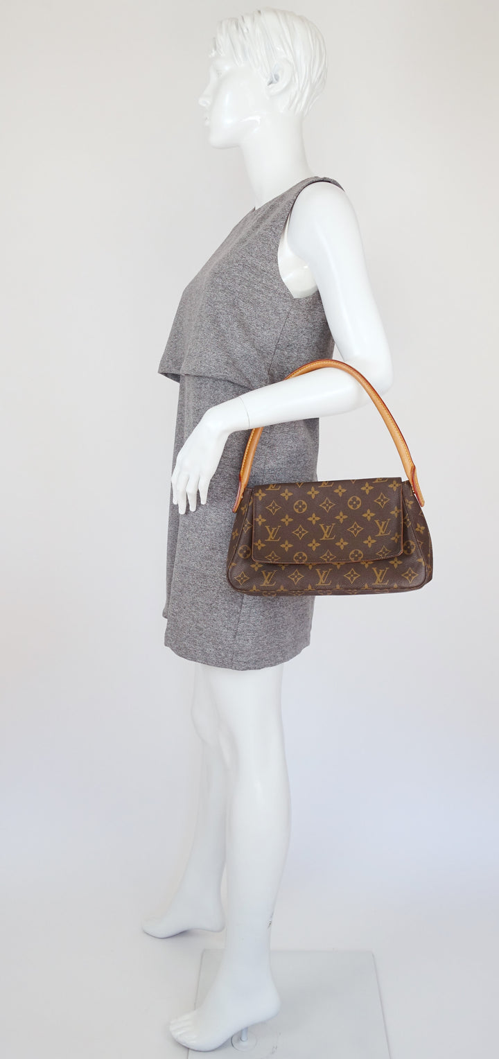 mini looping monogram canvas handbag