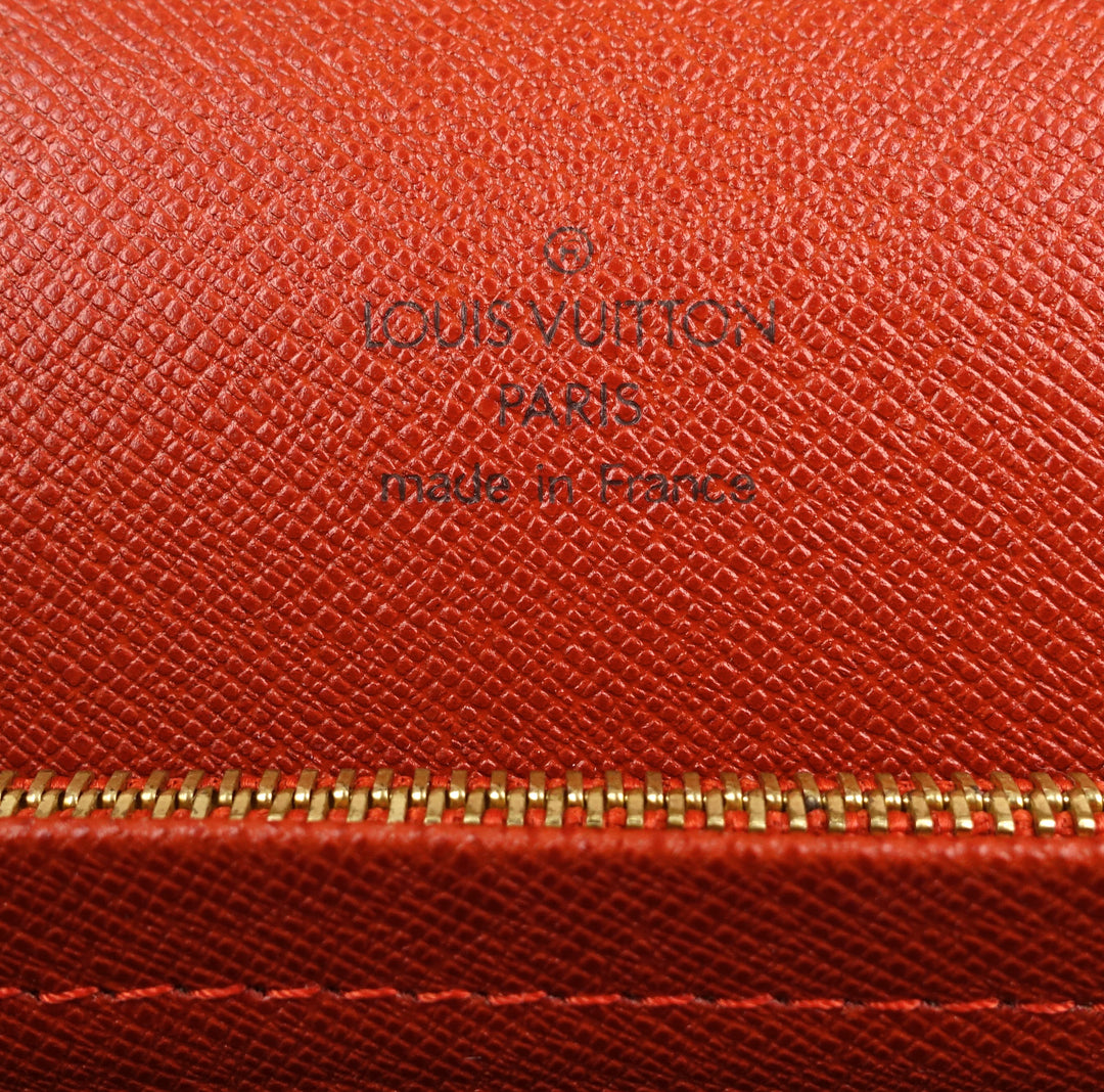 tribeca carre damier ebene canvas shoulder bag