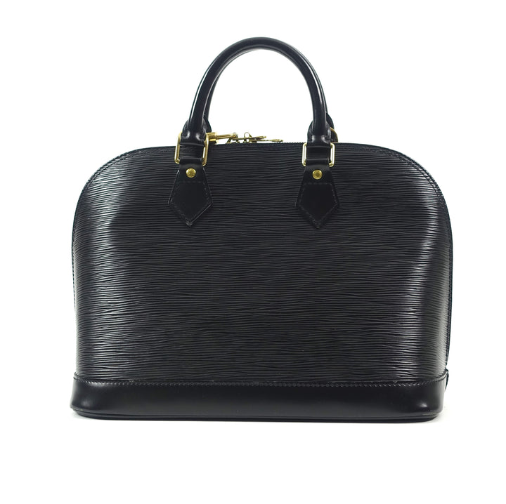 alma mm epi leather handbag