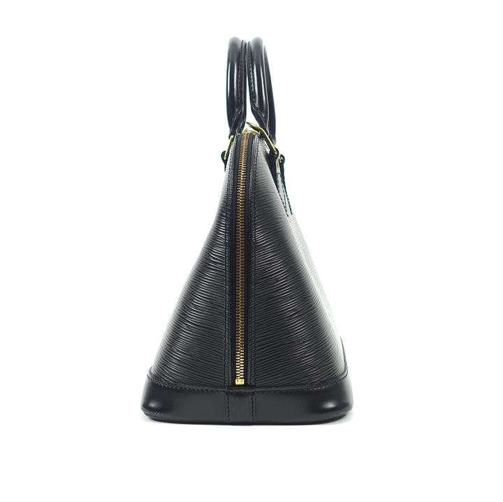 alma mm epi leather handbag