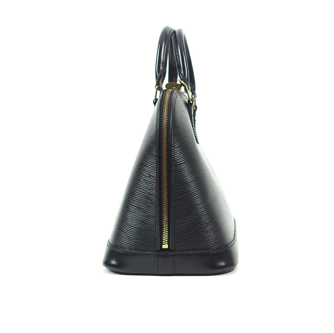 alma mm epi leather handbag
