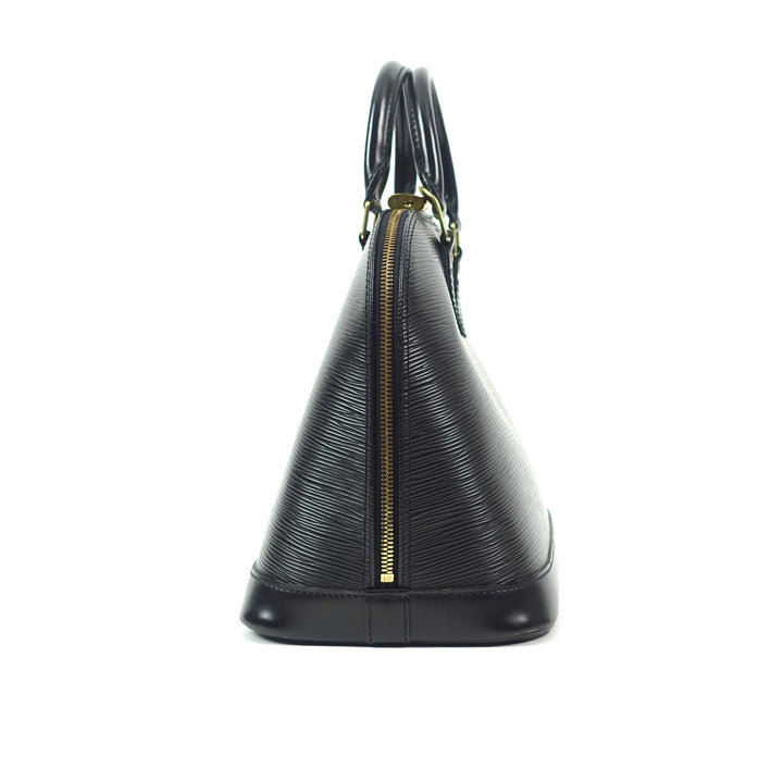 alma mm epi leather handbag