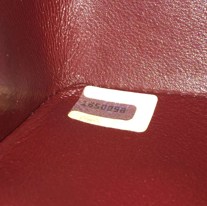 quilted lambskin leather shoulder bag