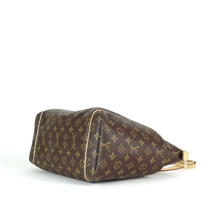 totally mm monogram canvas shoulder bag