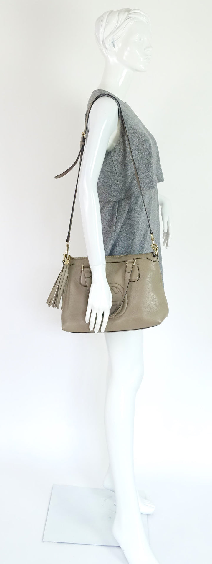 soho convertible leather tassel bag