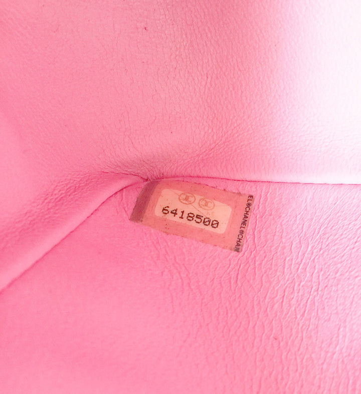 double flap quilted cotton shoulder bag