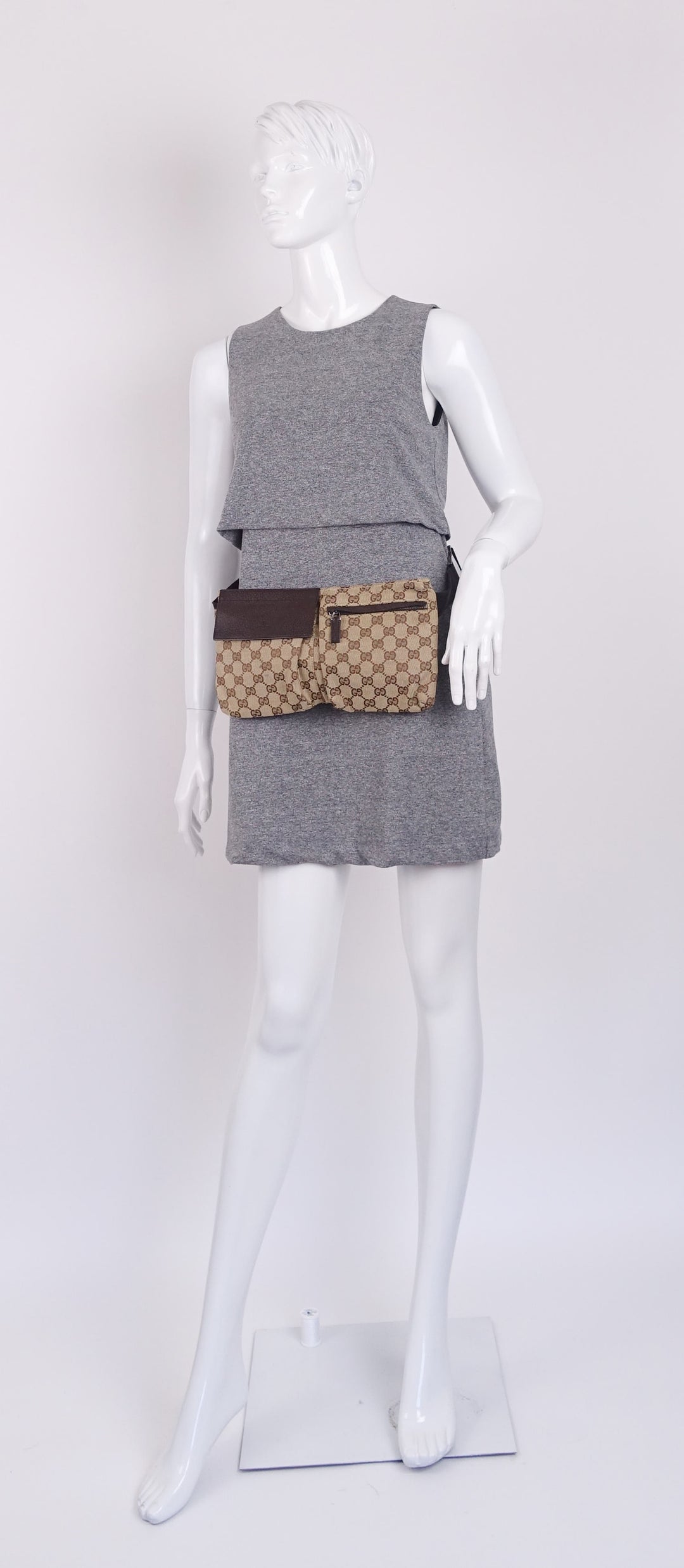 monogram canvas belt bag