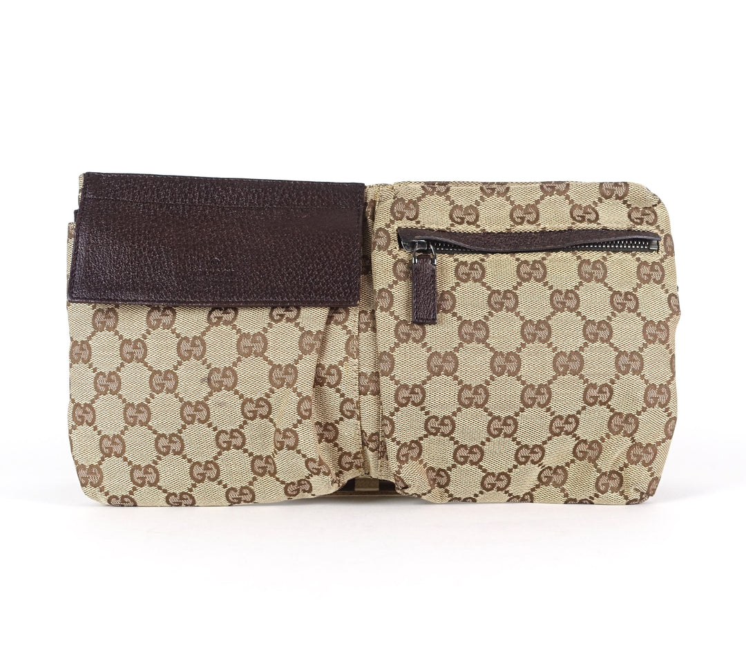 monogram canvas belt bag