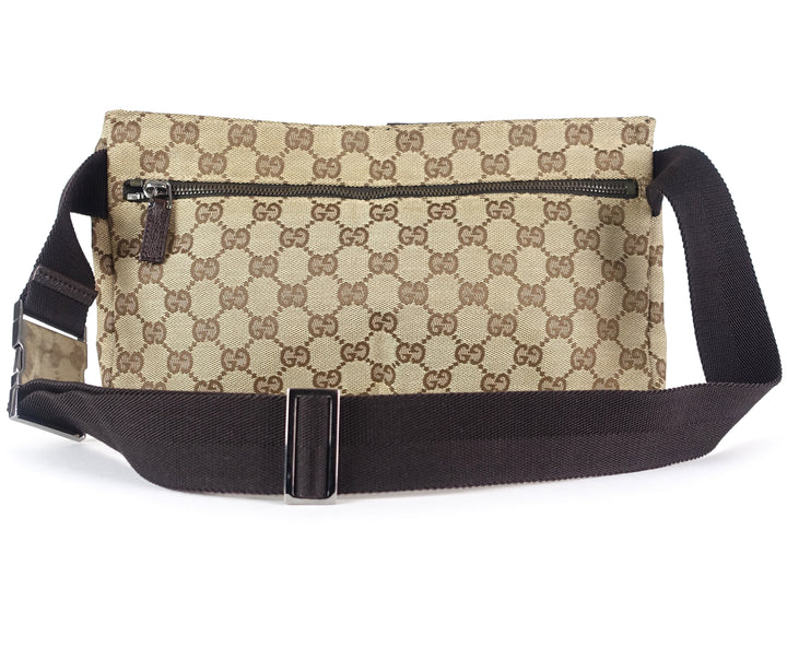 monogram canvas belt bag