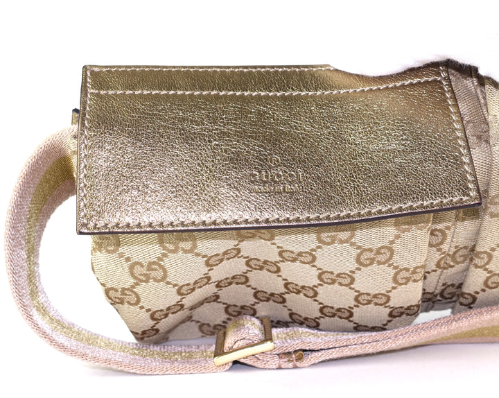 monogram canvas belt bag