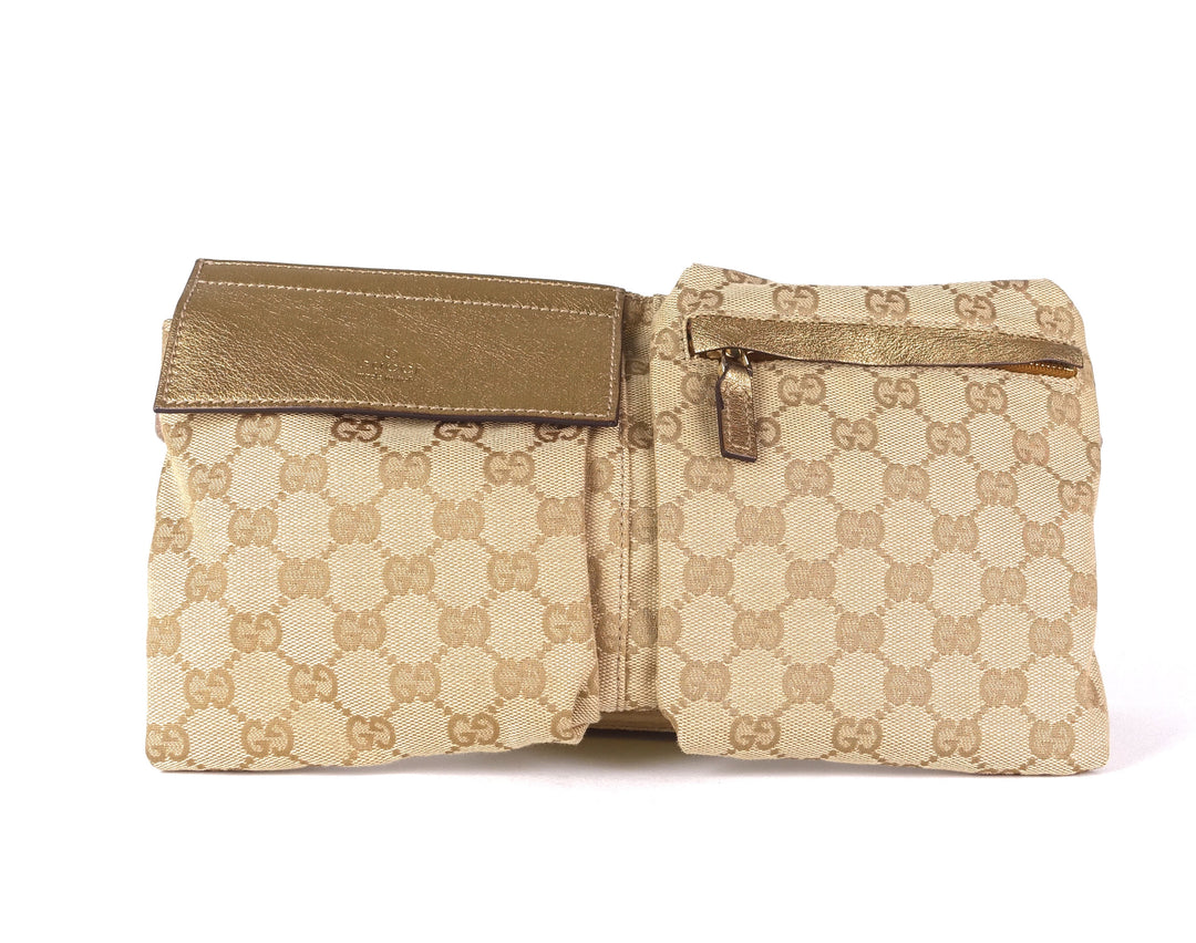 monogram canvas belt bag