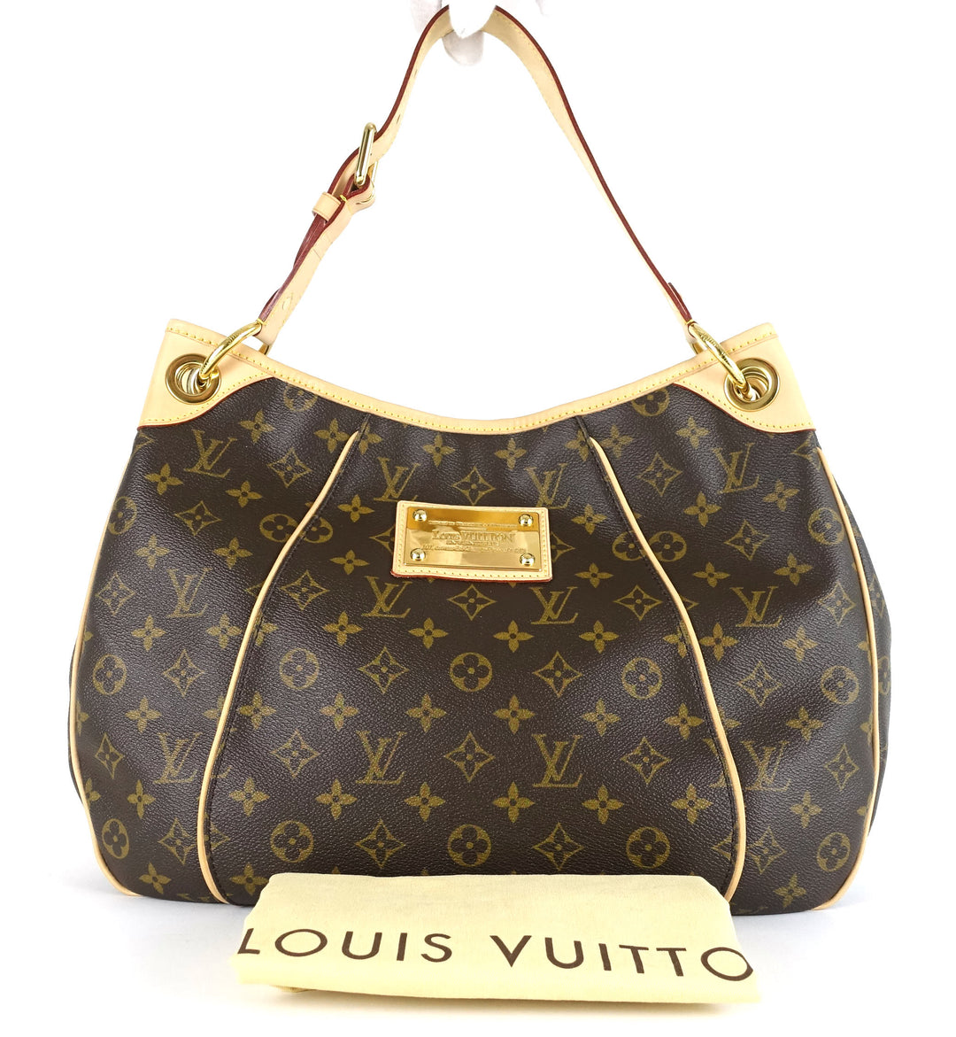 galliera pm monogram canvas shoulder bag