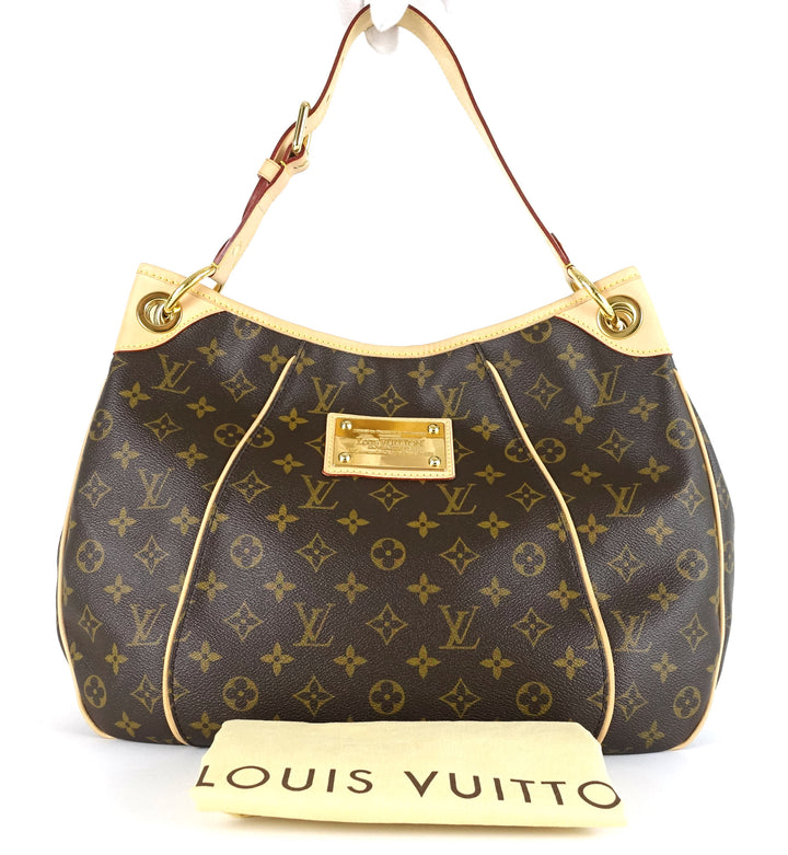 galliera pm monogram canvas shoulder bag