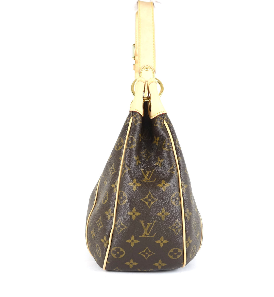 galliera pm monogram canvas shoulder bag