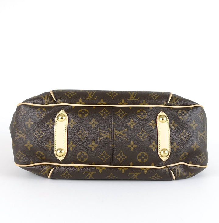 galliera pm monogram canvas shoulder bag