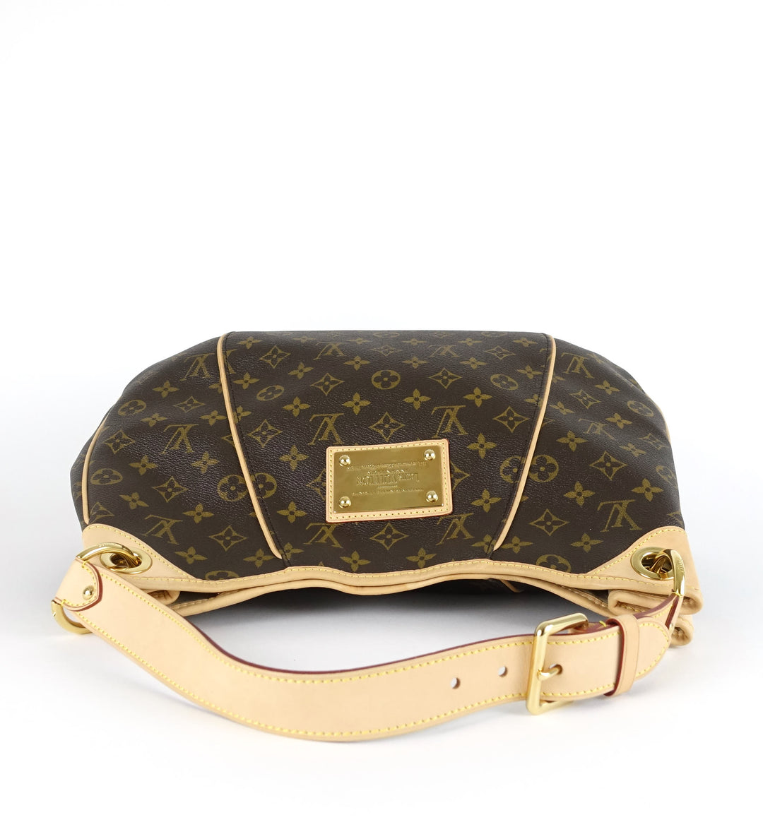 galliera pm monogram canvas shoulder bag