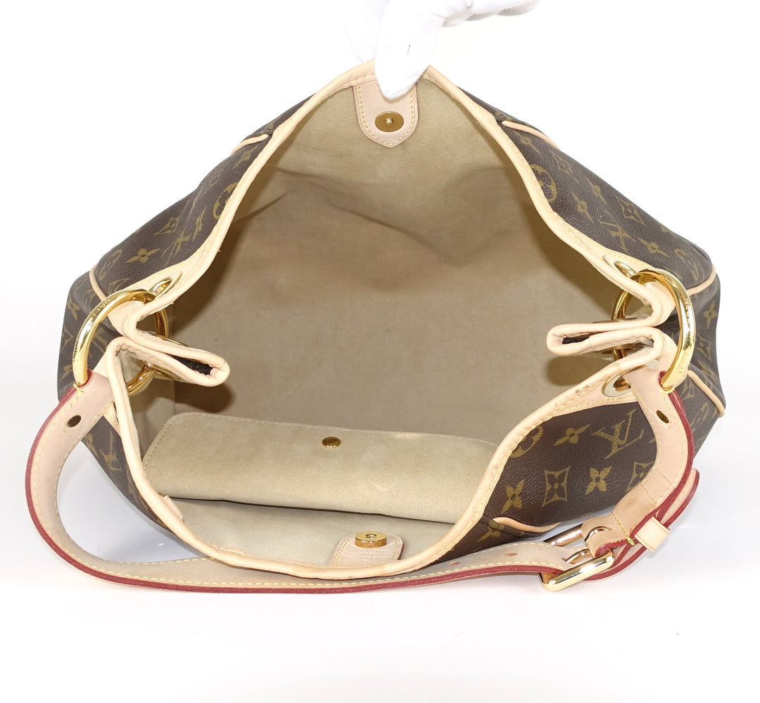 galliera pm monogram canvas shoulder bag