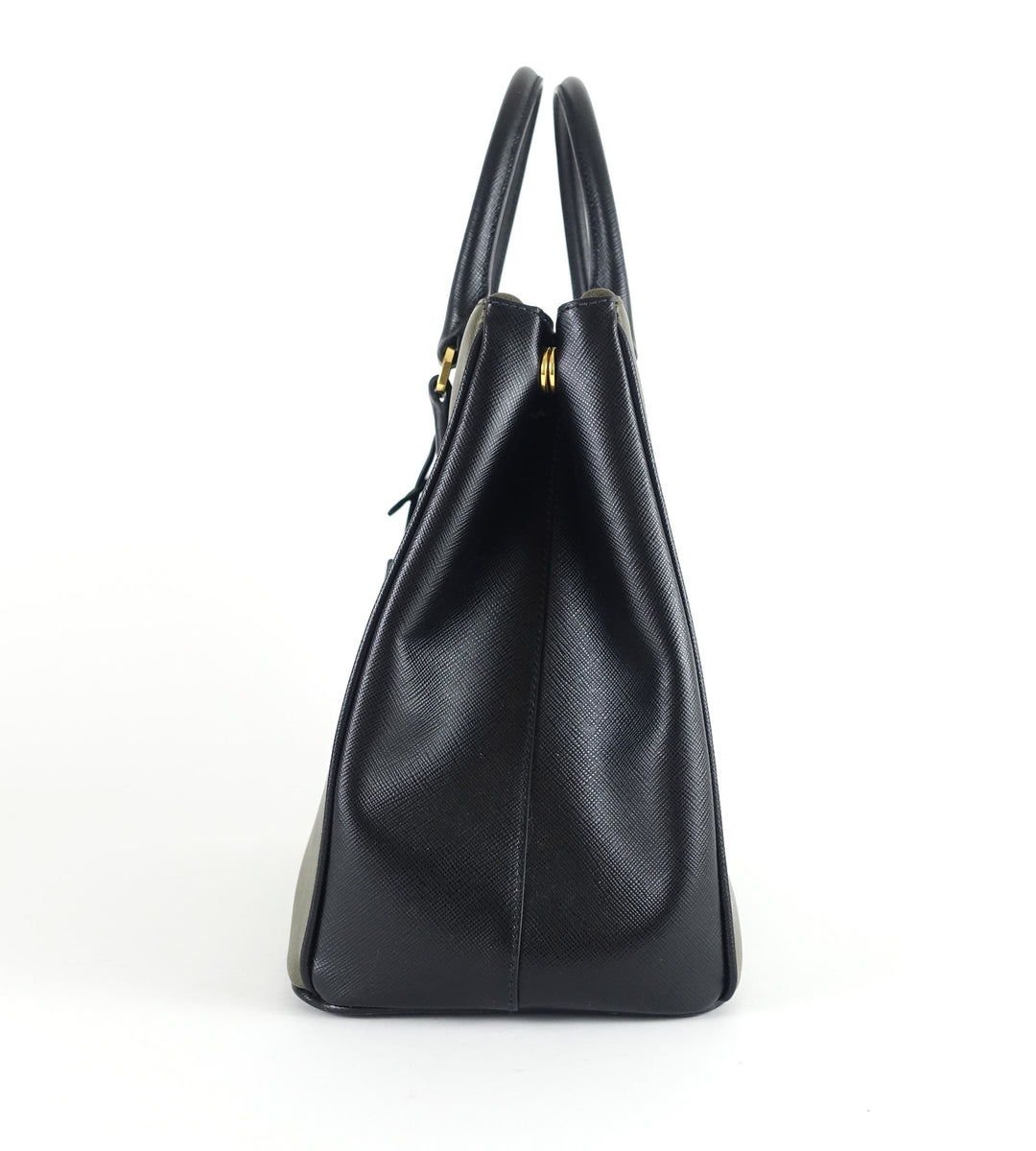 saffiano lux double-zip tote bag