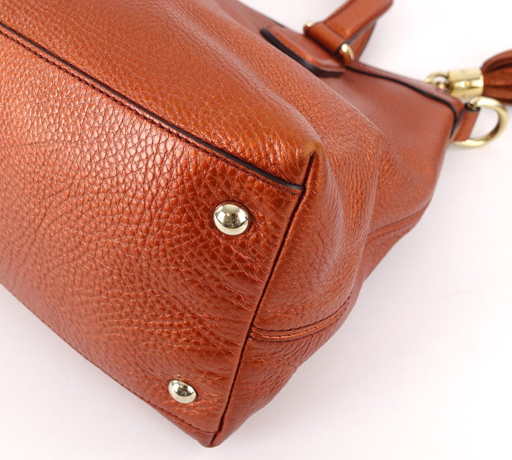 soho convertible leather tassel bag