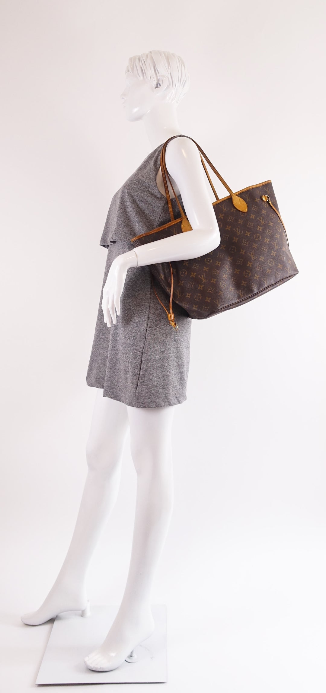 neverfull mm monogram canvas tote bag