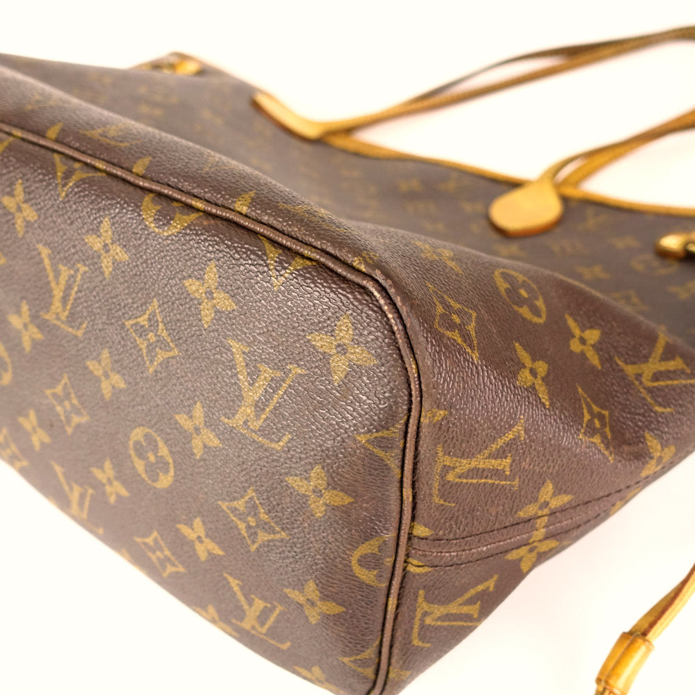 neverfull mm monogram canvas tote bag