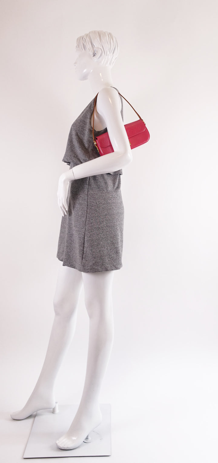 malibu street monogram vernis leather shoulder bag
