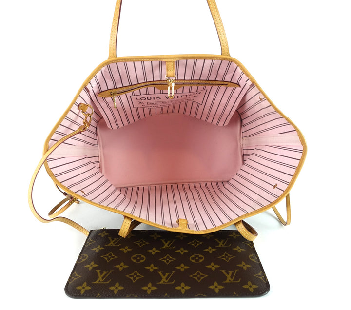 neverfull mm monogram canvas tote bag with pochette