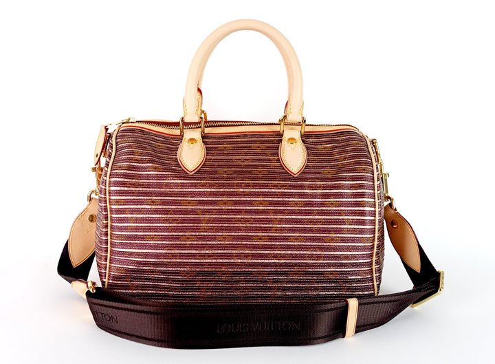 eden speedy bandouliere 30 canvas handbag - 2010 limited edition