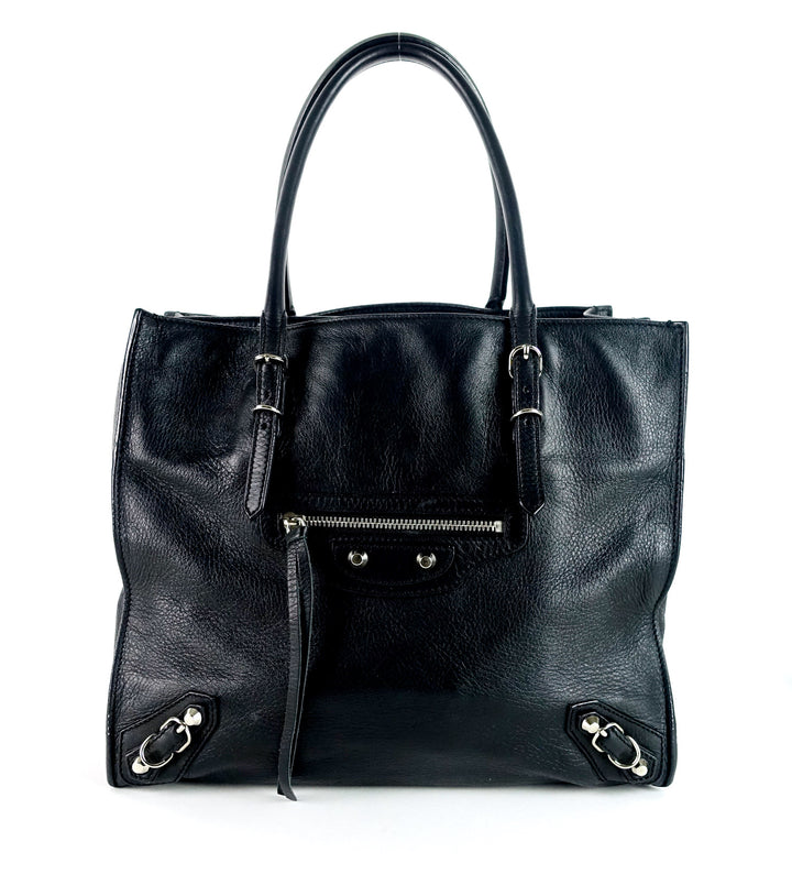 papier calf leather bag