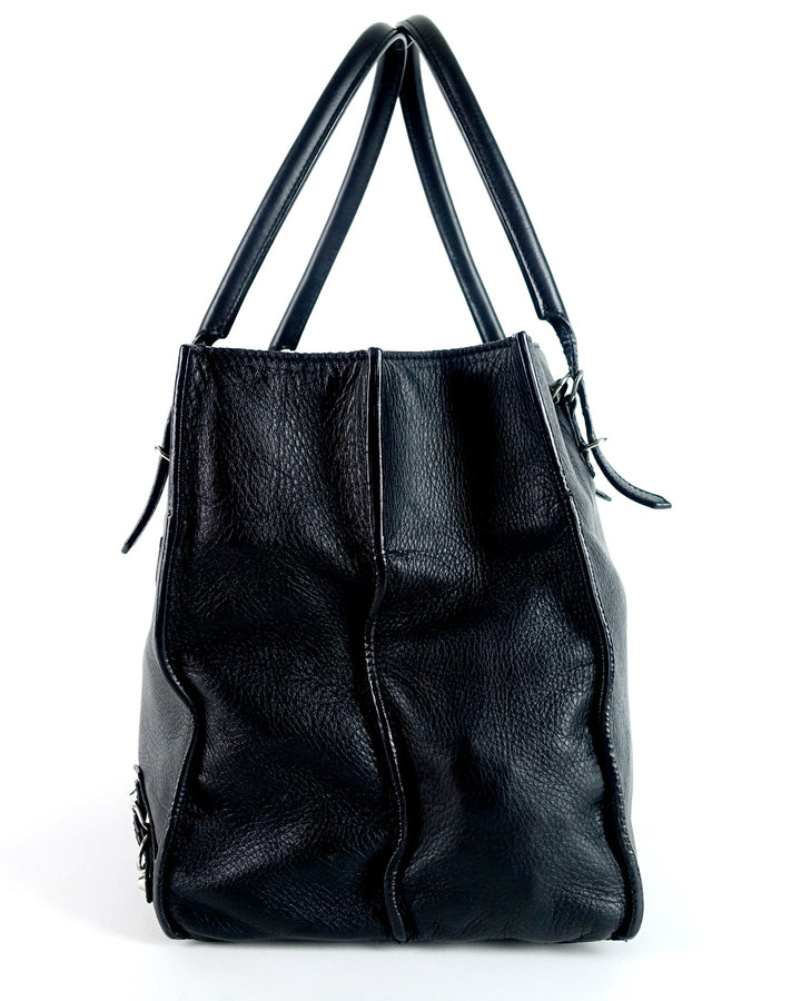 papier calf leather bag