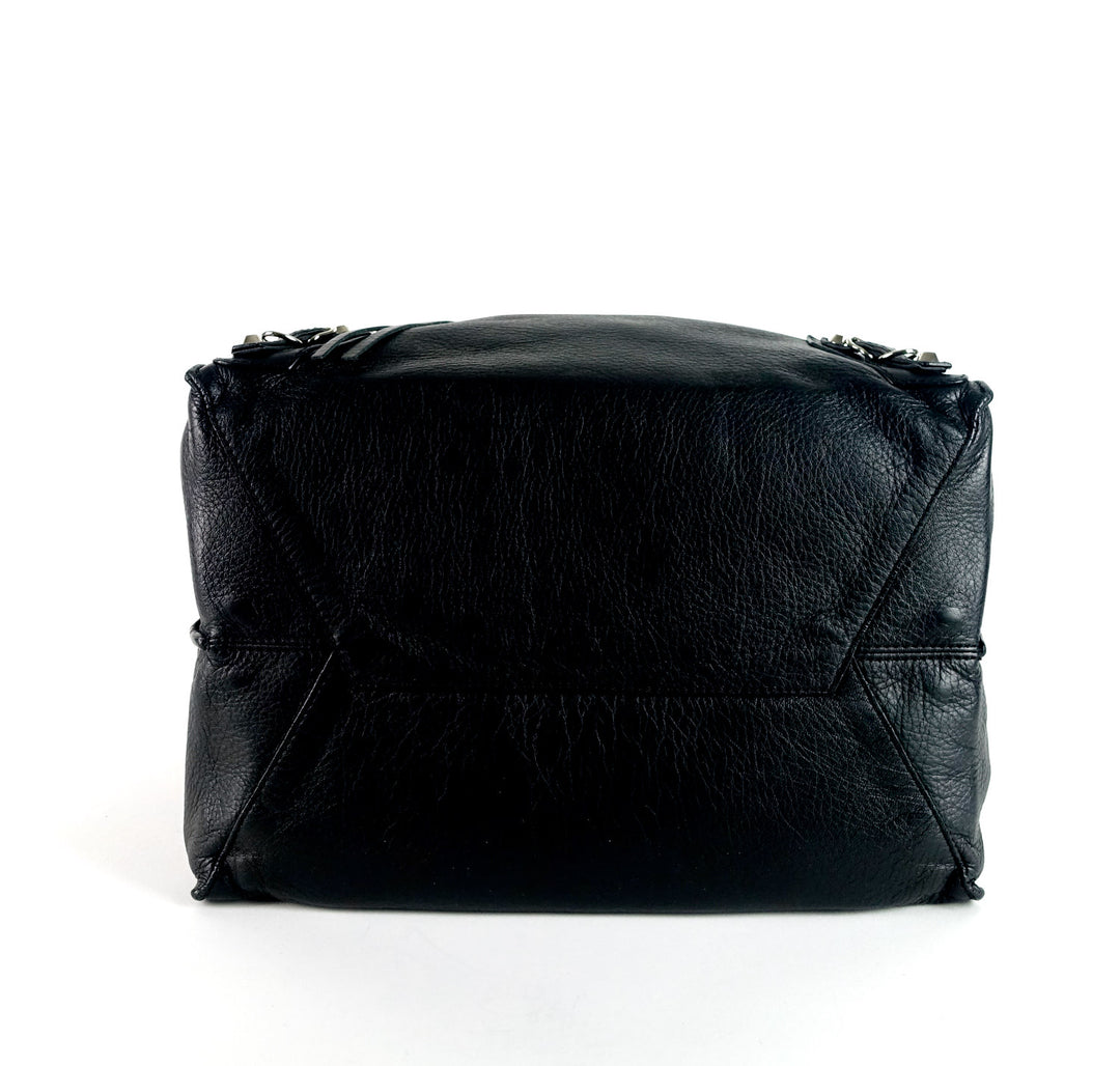 papier calf leather bag