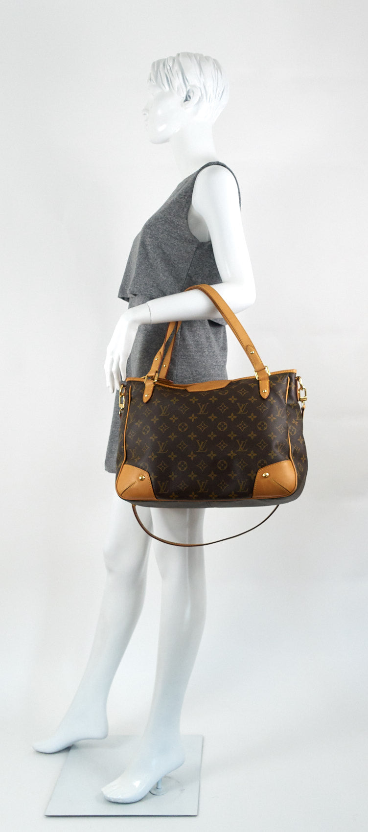 estrela mm monogram canvas shoulder bag