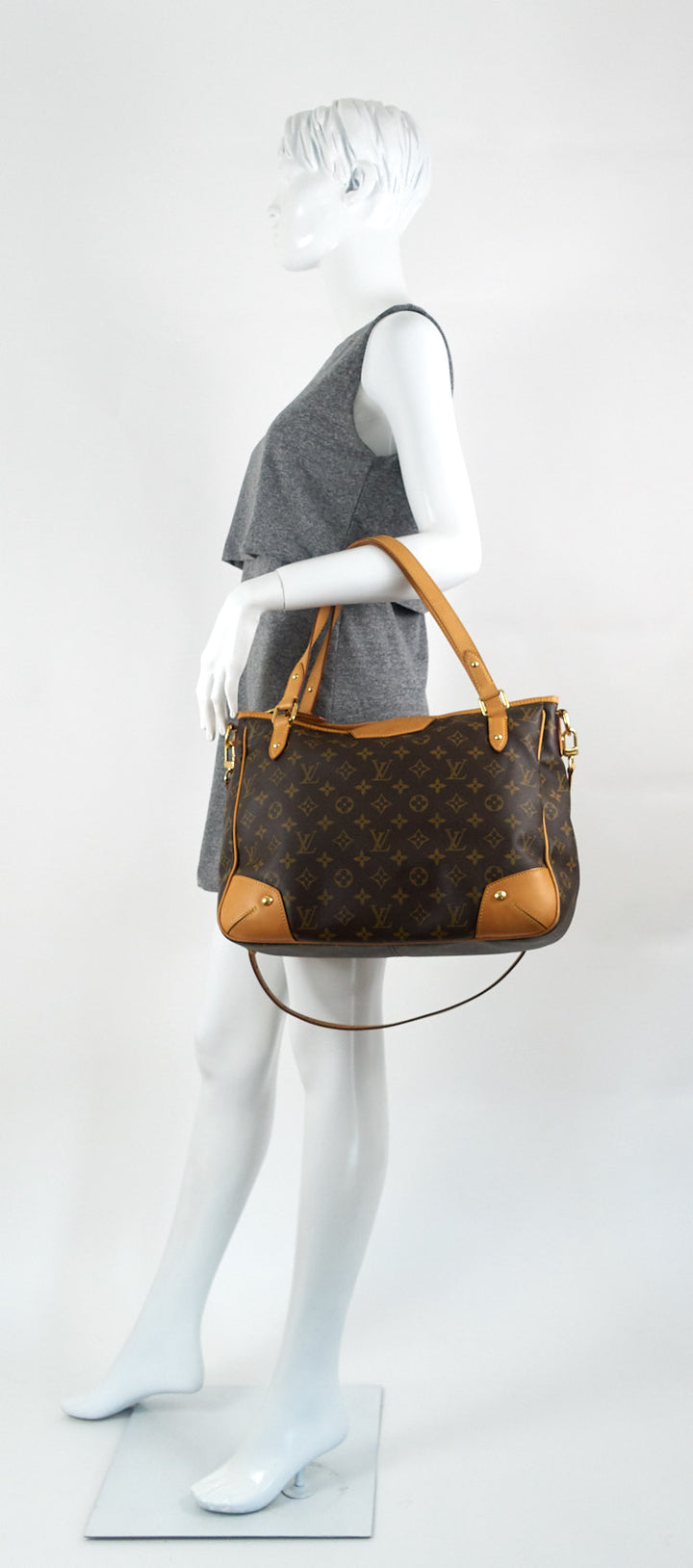 estrela mm monogram canvas shoulder bag