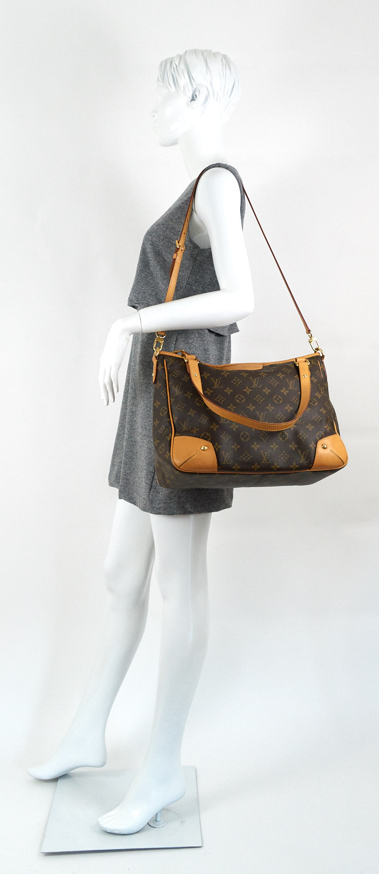 estrela mm monogram canvas shoulder bag